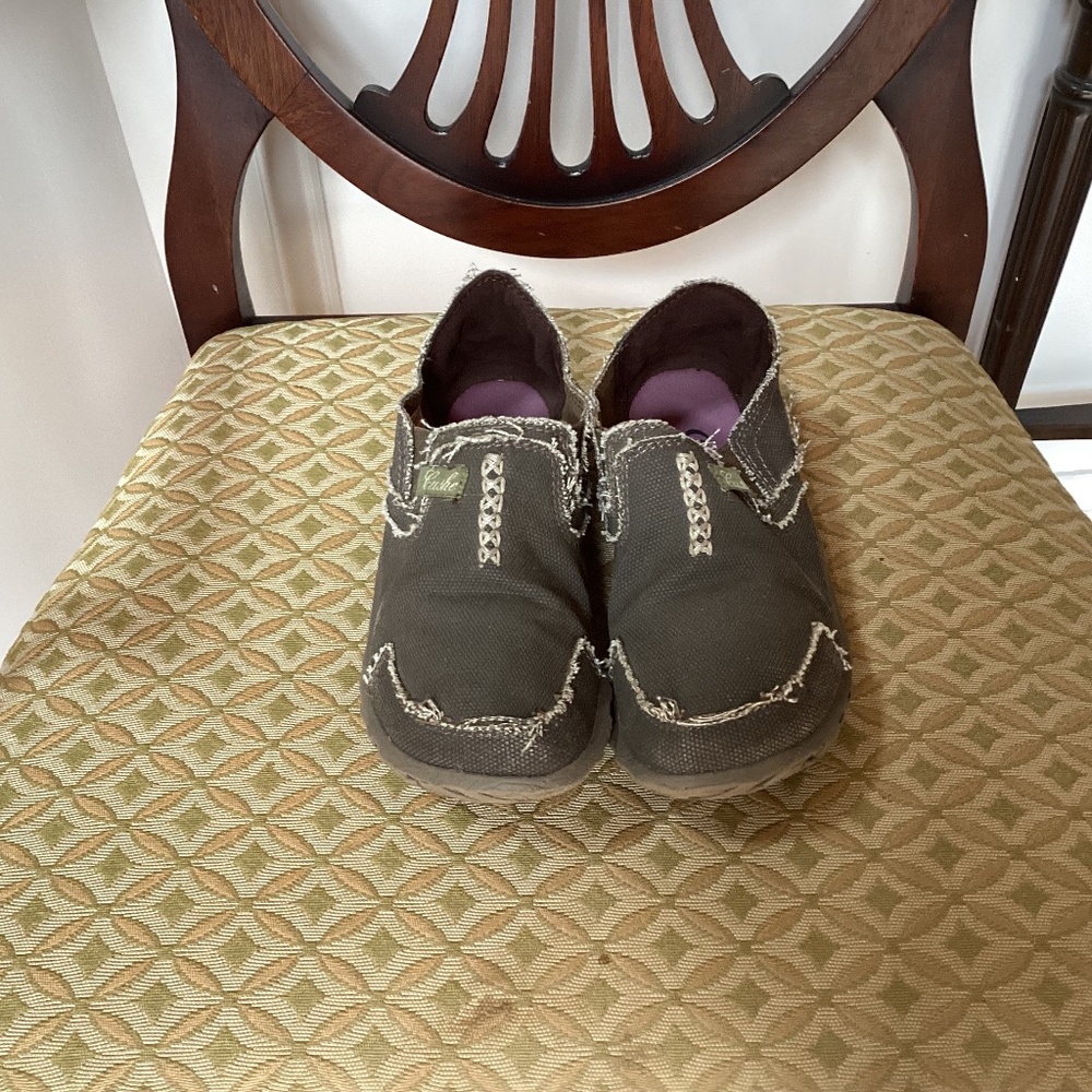 Cushe Brown Canvas slip-ons